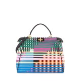 Fendi Peekaboo Large Printed Tote Bag Multicolor